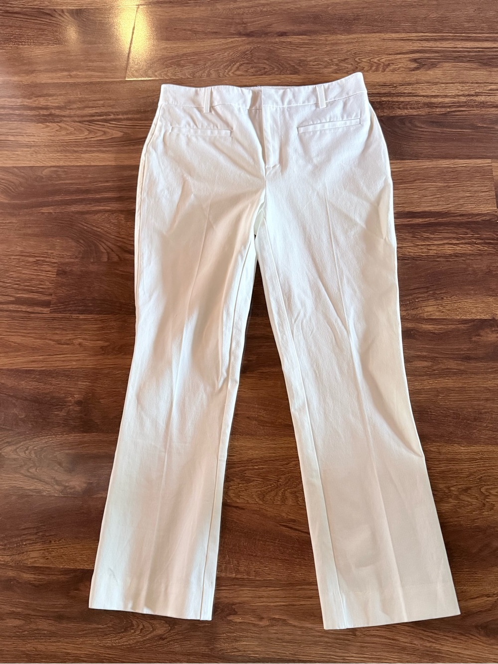 Maeve by Anthropologie Beige Straight-Leg Pants